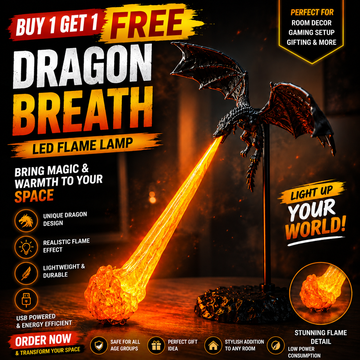 Dragon Flame Book Light –Fire-Breathing Dragon | Buy 1 Get 1 Free