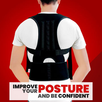 Posture Corrector Belt For Back & Shoulder, Back Support Belt For Men & Women